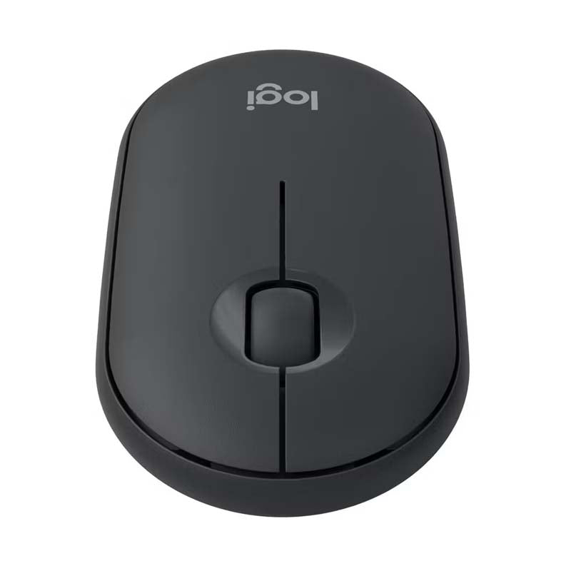 Logitech Pebble Mouse 2 M350s Slim Bluetooth Wireless Mouse - Tonal Graphite - Black