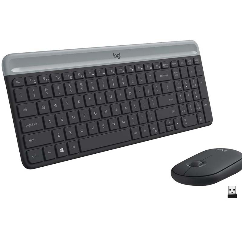 Logitech Slim MK470 Wireless Keyboard and Mouse Combo - Graphite Black