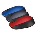 Logitech Wireless Mouse M171 - Red - Red