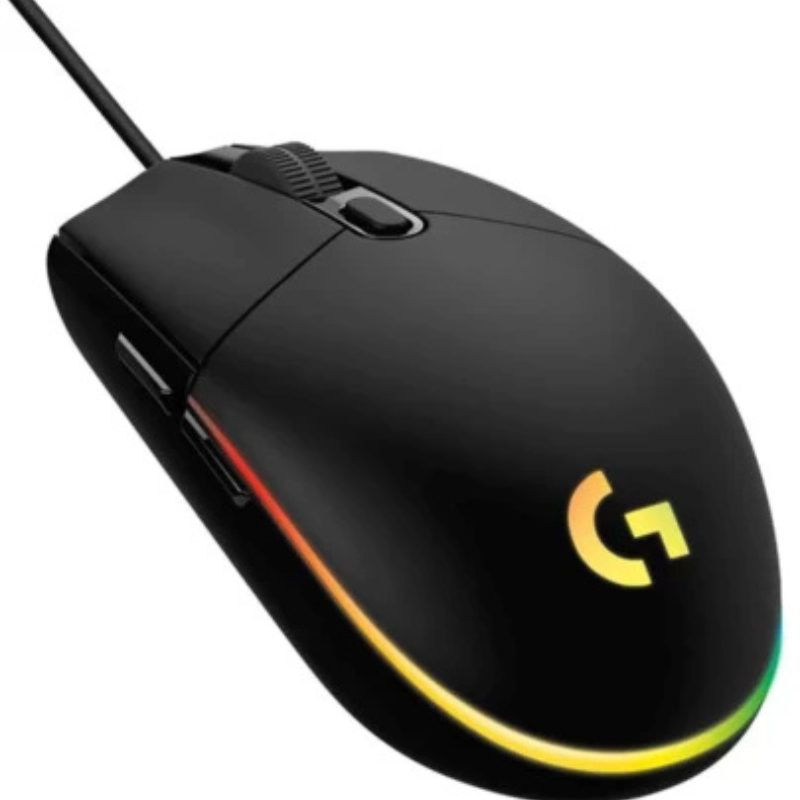 Logitech G203 Lightsync Wired Gaming Mouse - Black
