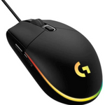 Logitech G203 Lightsync Wired Gaming Mouse - Black