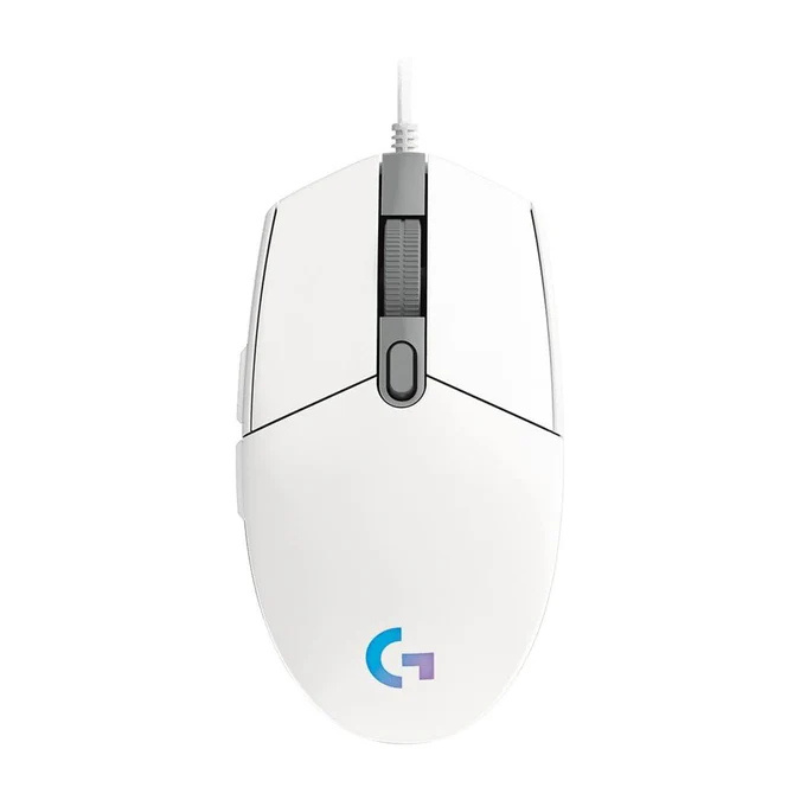 Logitech G203 Lightsync Wired Gaming Mouse - White