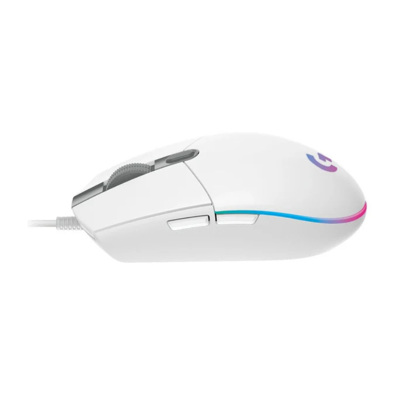 Logitech G203 Lightsync Wired Gaming Mouse - White