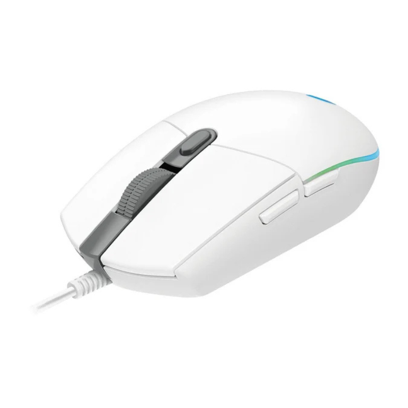 Logitech G203 Lightsync Wired Gaming Mouse - White