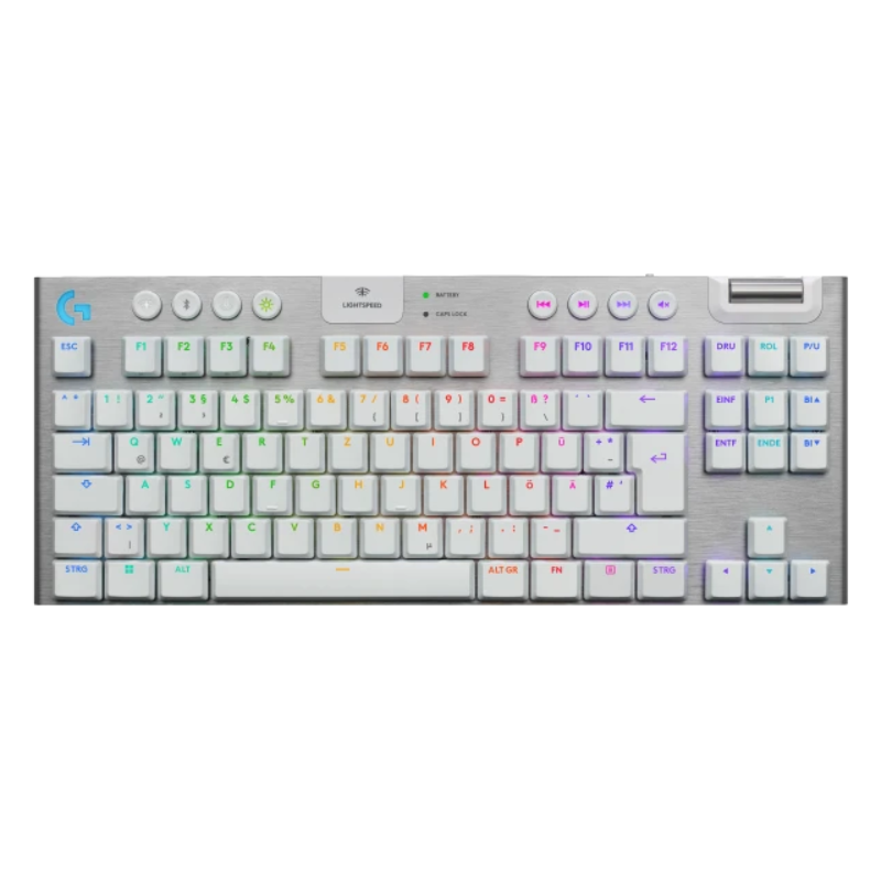 Logitech G915 X Lightspeed TKL Low-Profile Wireless Gaming Keyboard - White