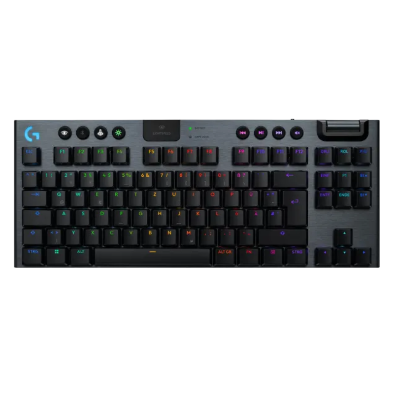 Logitech G915 X Lightspeed TKL Low-Profile Wireless Gaming Keyboard - Black
