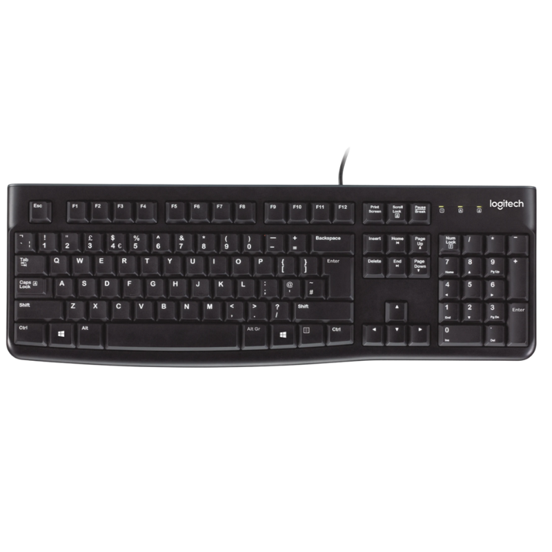 Logitech K120 USB Corded Keyboard