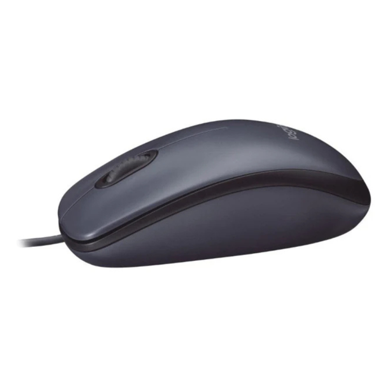 Logitech M100 Wired USB Optical Mouse -Black