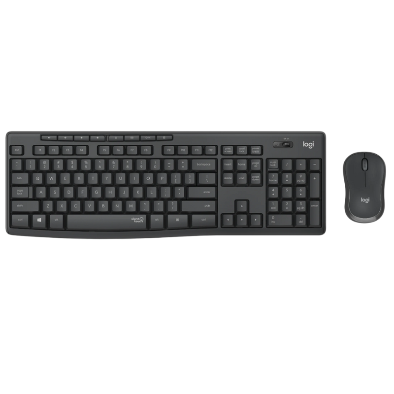 Logitech MK295 Silent Wireless Keyboard and Mouse Combo - Graphite