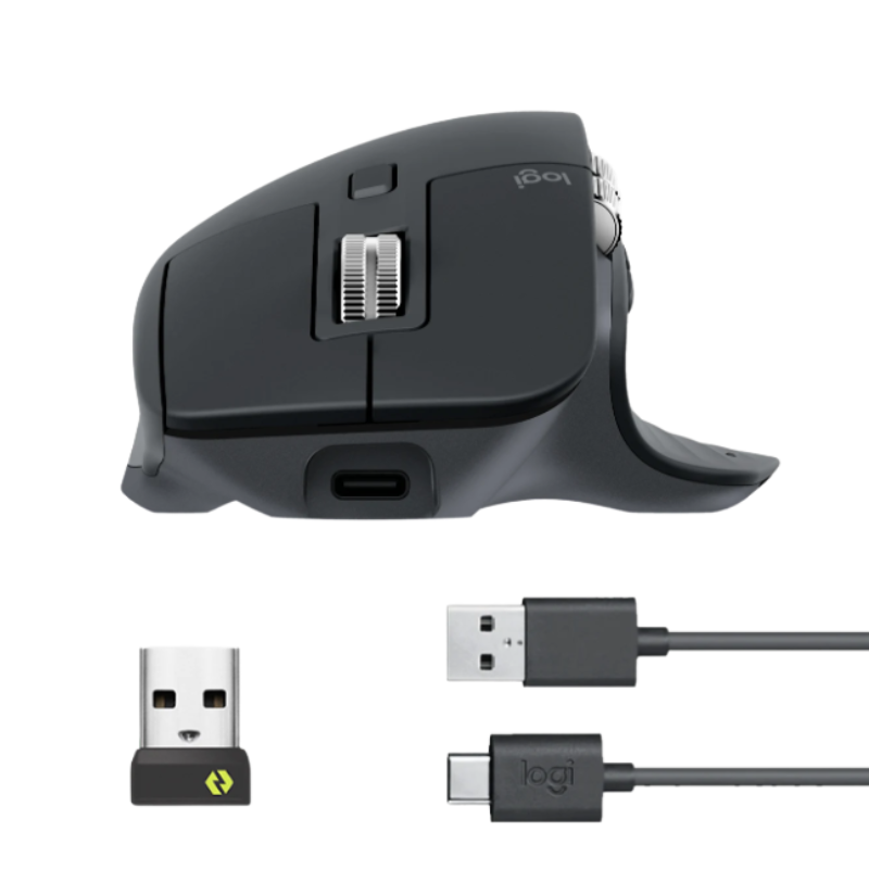 Logitech MX Master 3S Performance Wireless Mouse - Graphite