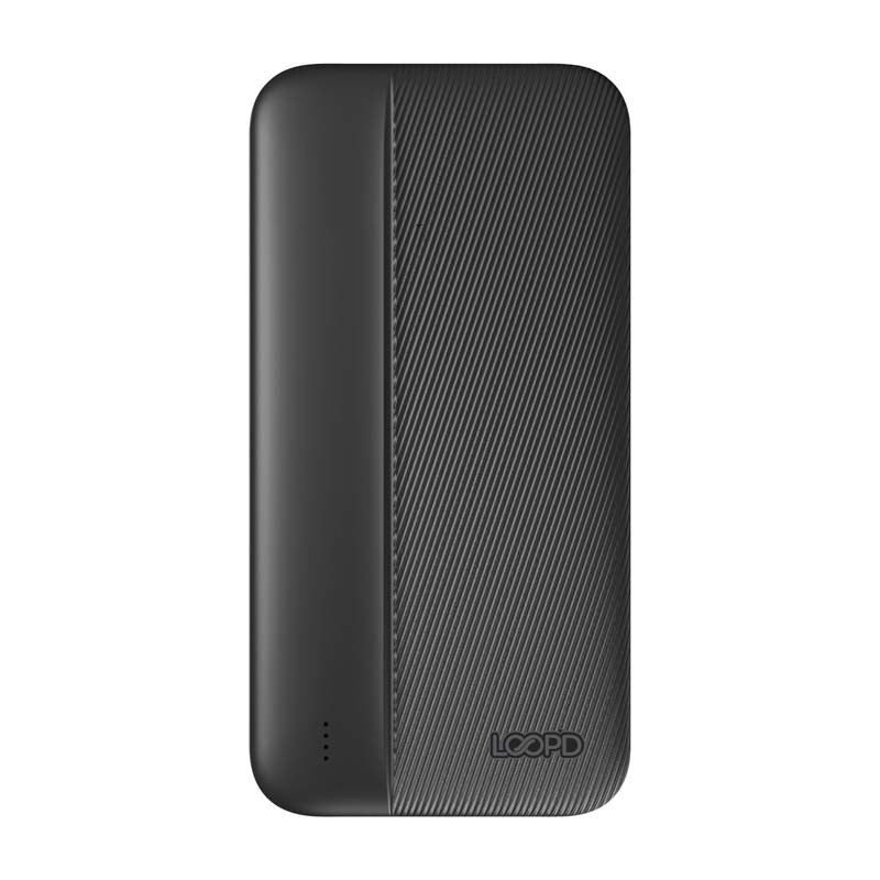 LOOPD 4LED Indicator 20000mAh Powerbank - Black