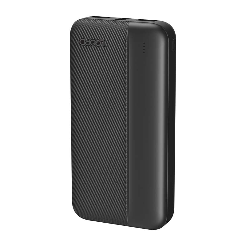 LOOPD 4LED Indicator 20000mAh Powerbank - Black