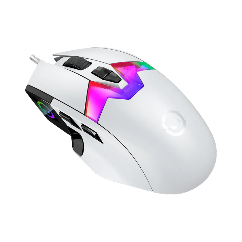 Lorgar MSP80 8000 Hz Gaming Mouse Pro - White - White