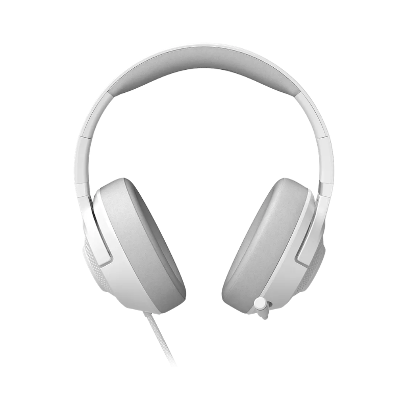 Lorgar Noah 101 Gaming Headset with Microphone 3.5mm Jack Connection - White - White