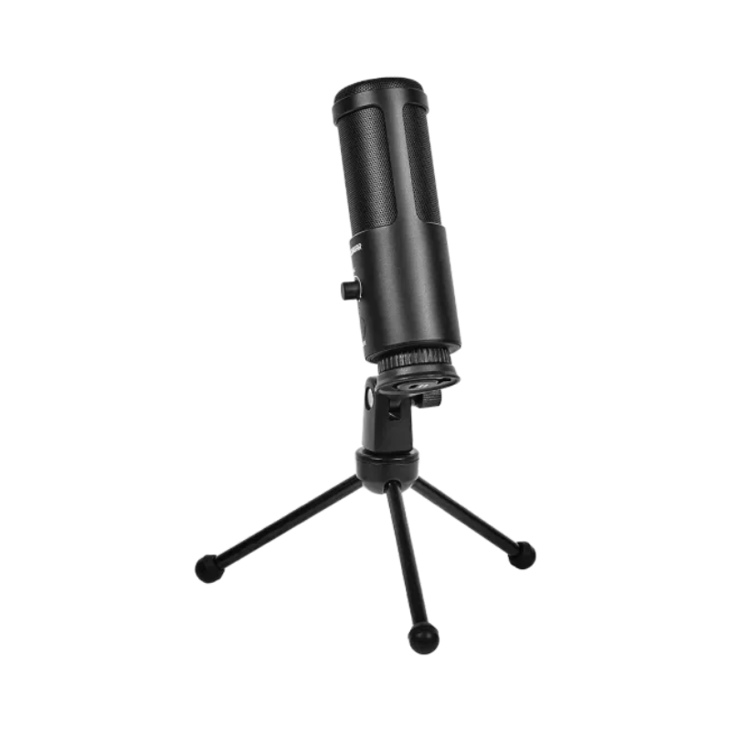 Lorgar Voicer 521 USB Condenser Gaming Microphone with Tripod Stand - Black