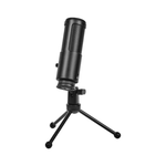 Lorgar Voicer 521 USB Condenser Gaming Microphone with Tripod Stand - Black