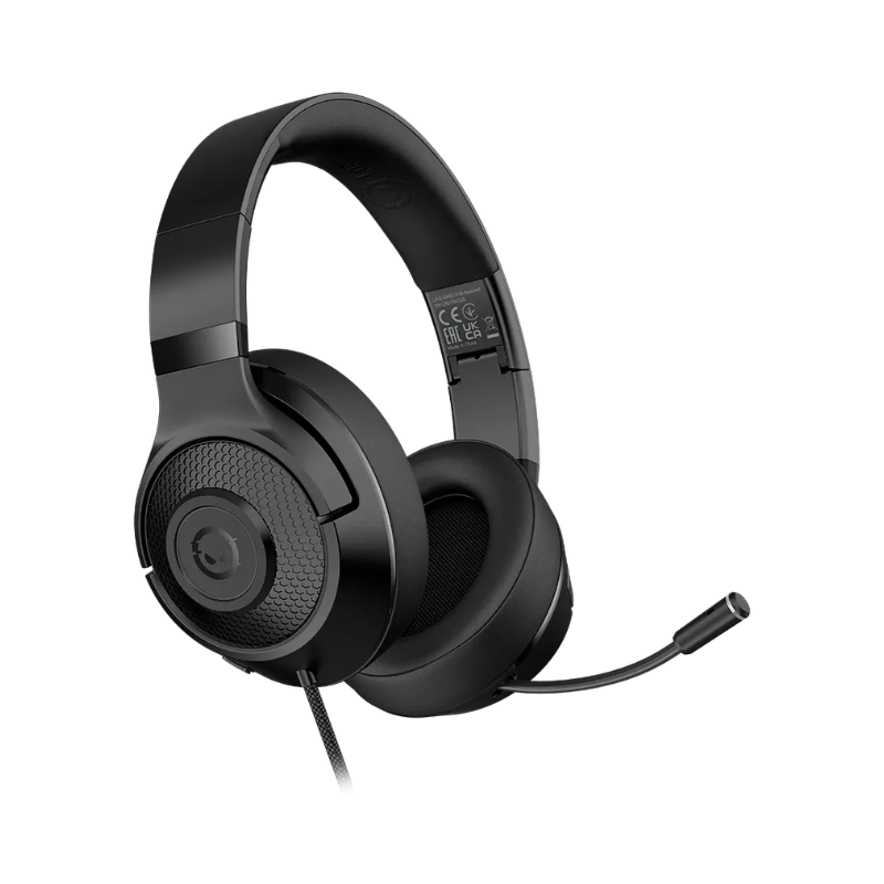 Lorgar Noah 101 Gaming Headset with Microphone 3.5mm Jack Connection - Black
