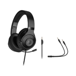 Lorgar Noah 101 Gaming Headset with Microphone 3.5mm Jack Connection - Black