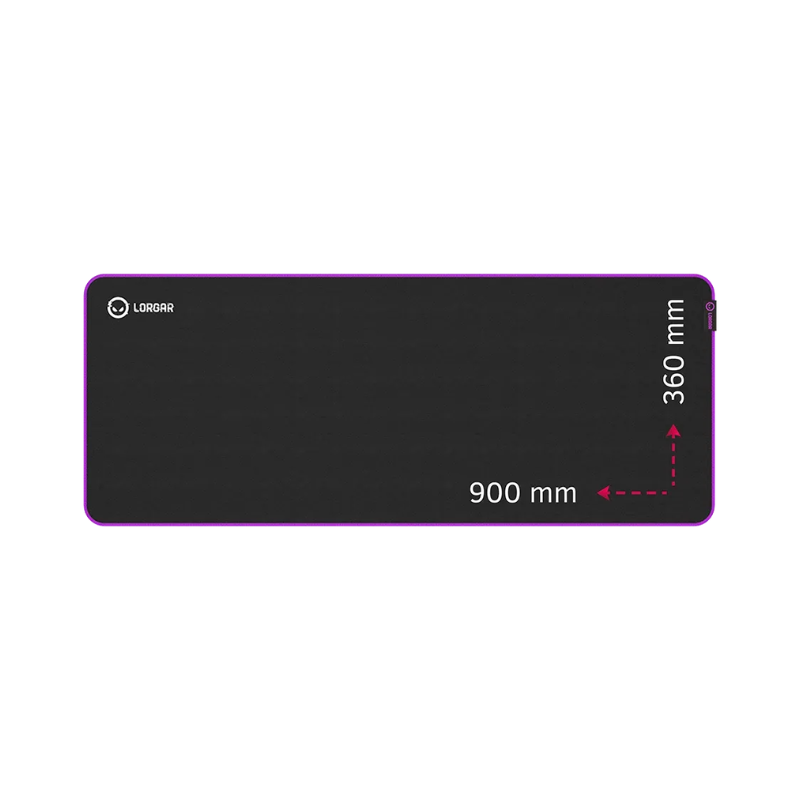 Lorgar Main 319  Gaming Mouse Pad  High-Speed Surface - Purple