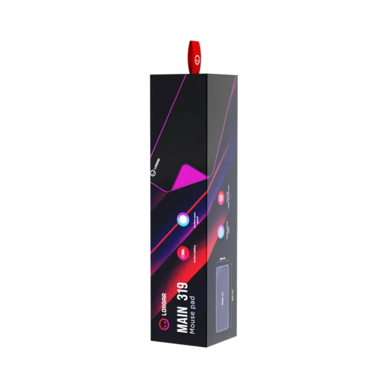 Lorgar Main 319  Gaming Mouse Pad  High-Speed Surface - Purple