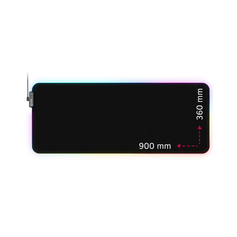 Lorgar Steller 919 Gaming Mouse Pad RGB backlight - Black