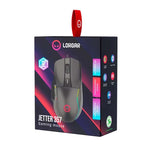 Lorgar Jetter 357 RGB UV Wired Mouse - Black