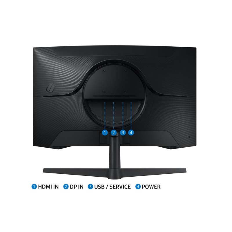 Samsung 32 inch Odyssey G55C QHD 165Hz Curved Gaming Monitor - Black