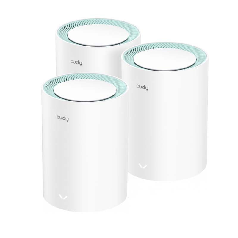 Cudy AC1200 Gigabit Whole Home Wi-Fi System 3 Pack - White
