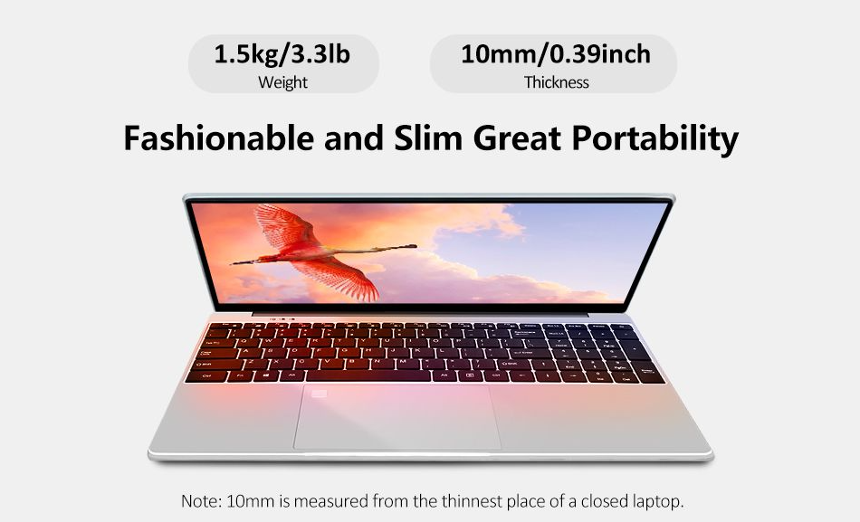 VGKE M15 15.6 Inch AMD Ryzen 7 16GB RAM 256GB SSD Notebook