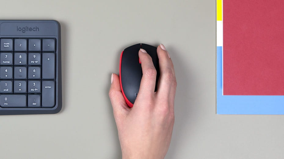 Logitech Wireless Mouse M171 - Red