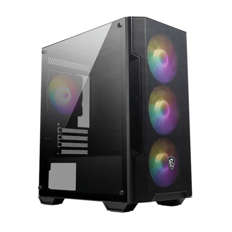 MSI MAG FORGE M100A m-ATX ARGB Gaming Chassis - Black