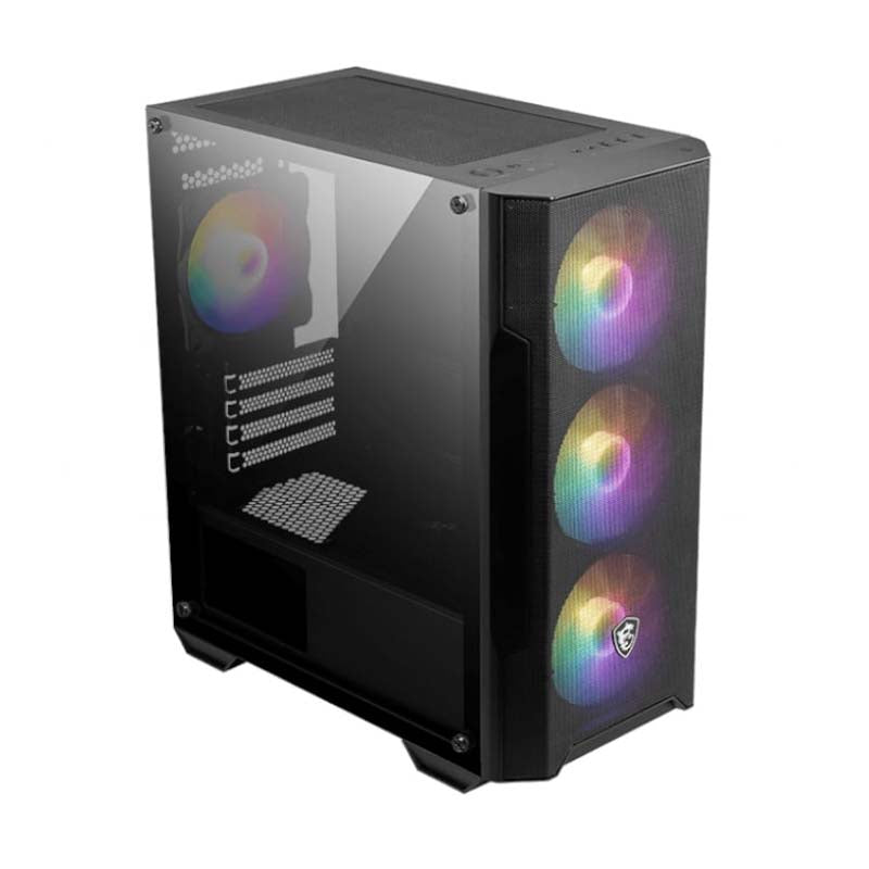 MSI MAG FORGE M100A m-ATX ARGB Gaming Chassis - Black