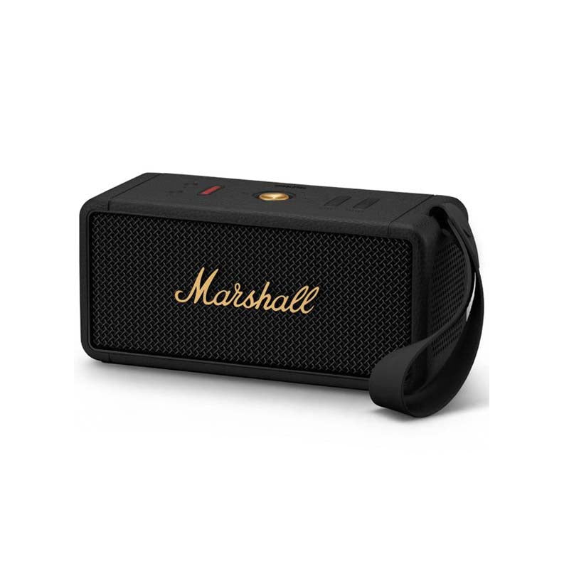 Marshall Middleton Portable Bluetooth Speaker - Black / Brass - Black