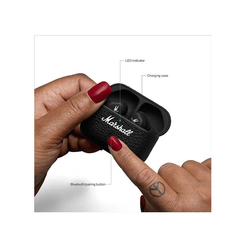 Marshall Motif A.N.C True Wireless In-Ear Earbuds - Black - Black