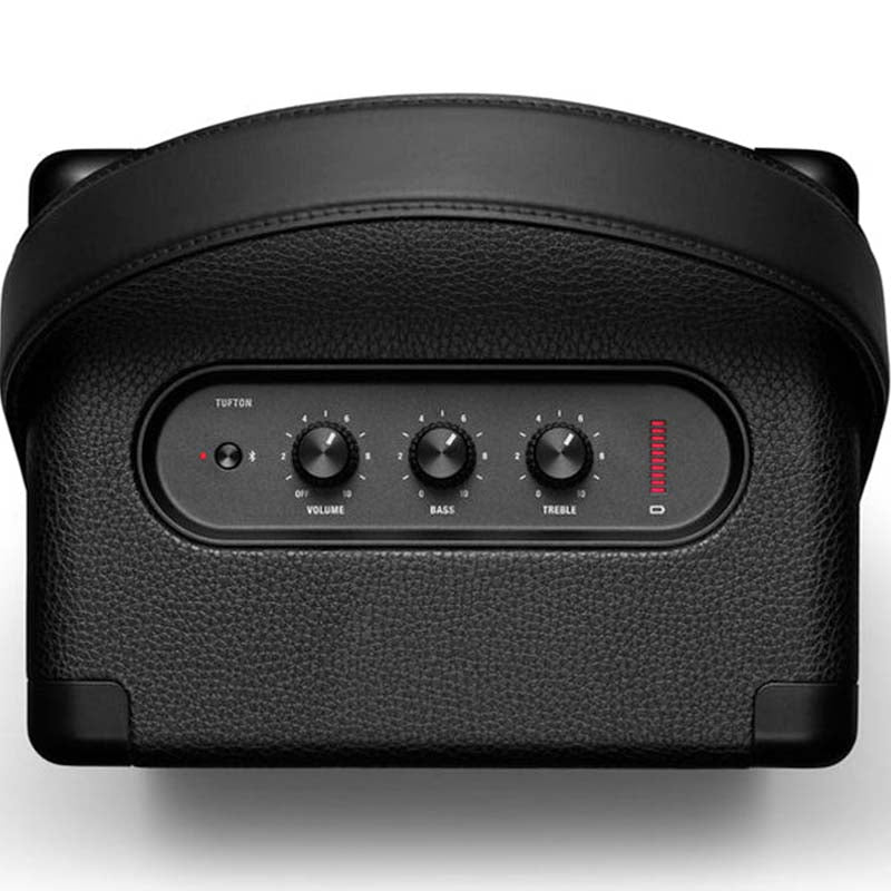 Marshall Tufton Portable Bluetooth Speaker - Black / Brass - Black