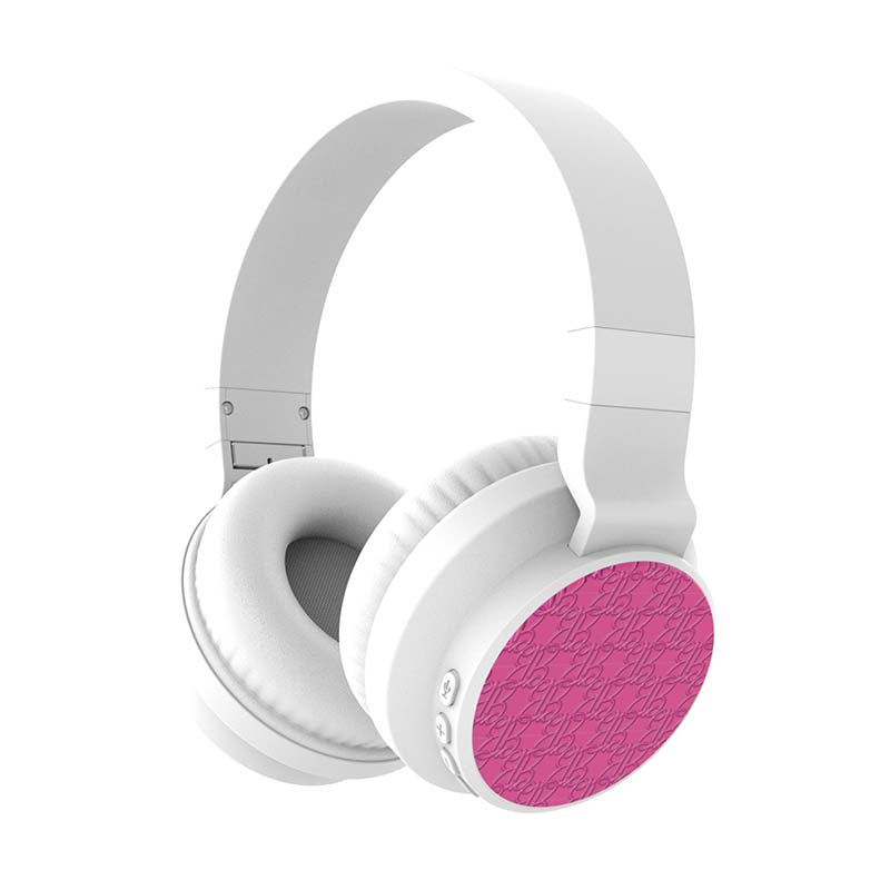 Mattel: Barbie Wireless Bluetooth Headphones - White / Pink - White / Pink