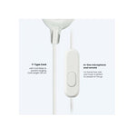 Sony MDR-EX15AP In Ear Earphones with Mic - White