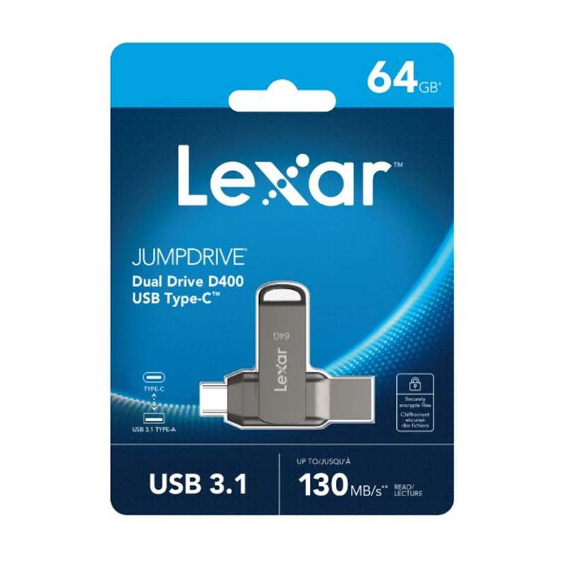Lexar Jump Drive D400 USB 3.1 Type C 64GB