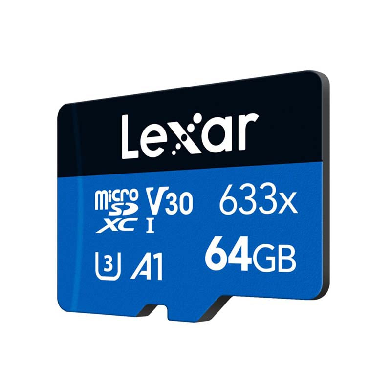 Lexar SD Micro High Speed 633x 64GB - Blue