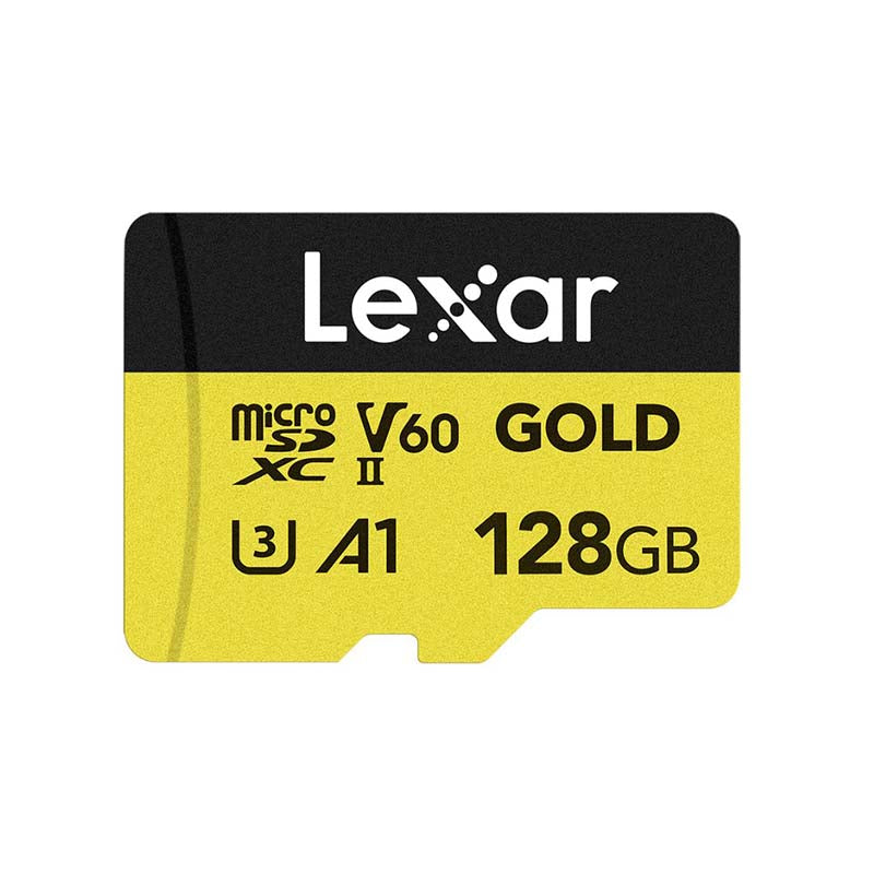Lexar MicroSD UHS II C10 U3 128GB - Gold