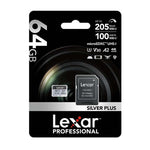 Lexar MicroSD Silver Plus 64GB UHS I C10 U3 - Silver