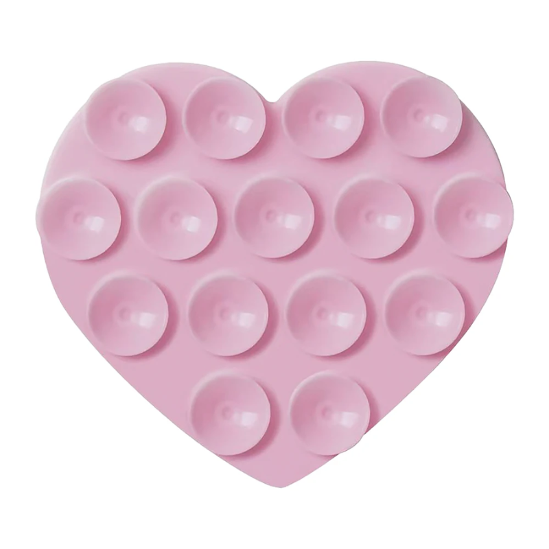 Supa Fly Rectangle Suction Pad - Pink/Green