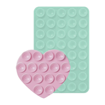 Supa Fly Rectangle Suction Pad - Pink/Green