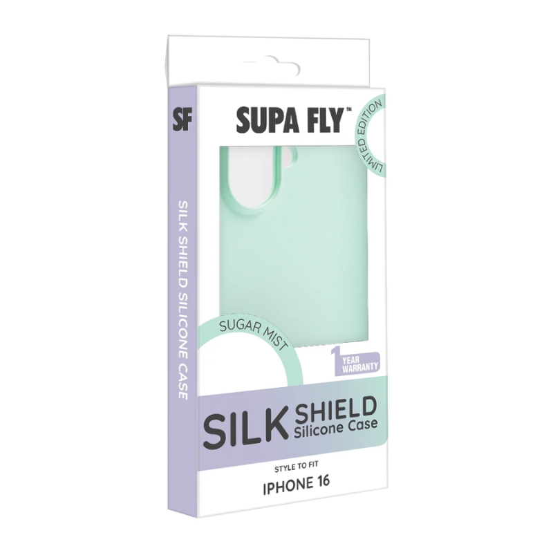 Supa Fly Silk Shield Case Apple iPhone 16 - Sage Breeze