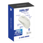 Supa Fly AI Voice To Text Wireless Mouse - White