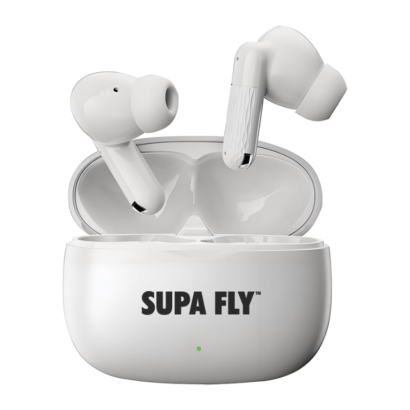 Supa Fly True Wireless Earbuds - White