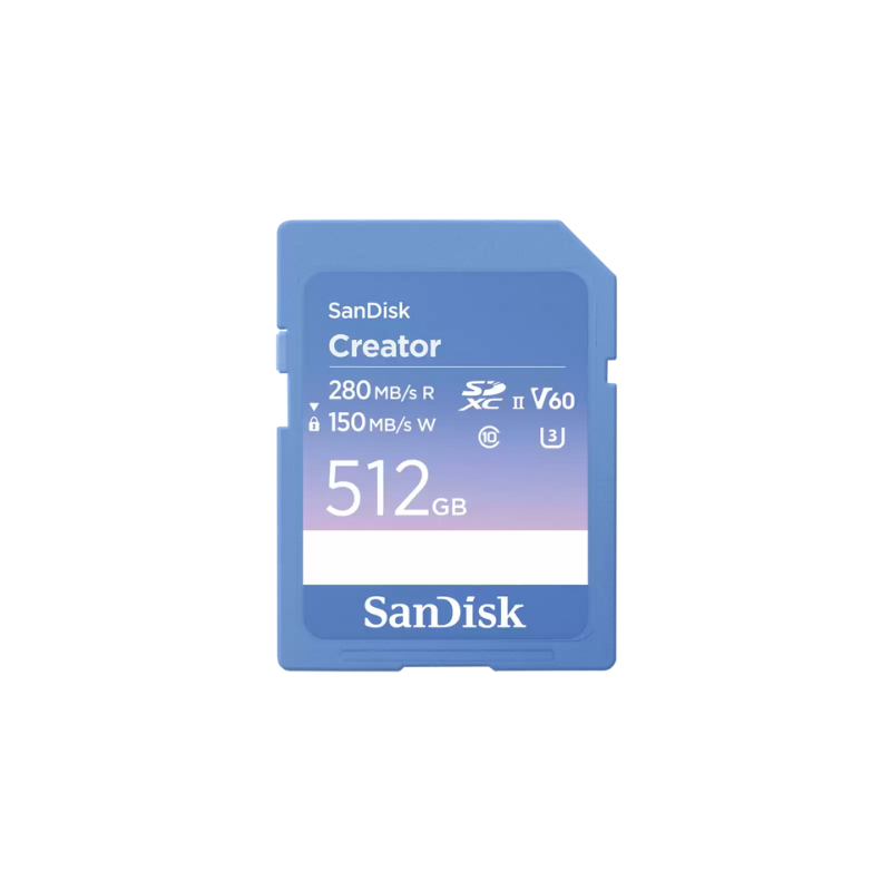 SanDisk Creator MicroSDXC 512GB UHS‚ÄëII Memory Card