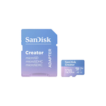 SanDisk Creator MicroSDXC 128GB UHS-I Memory Card With Adapter