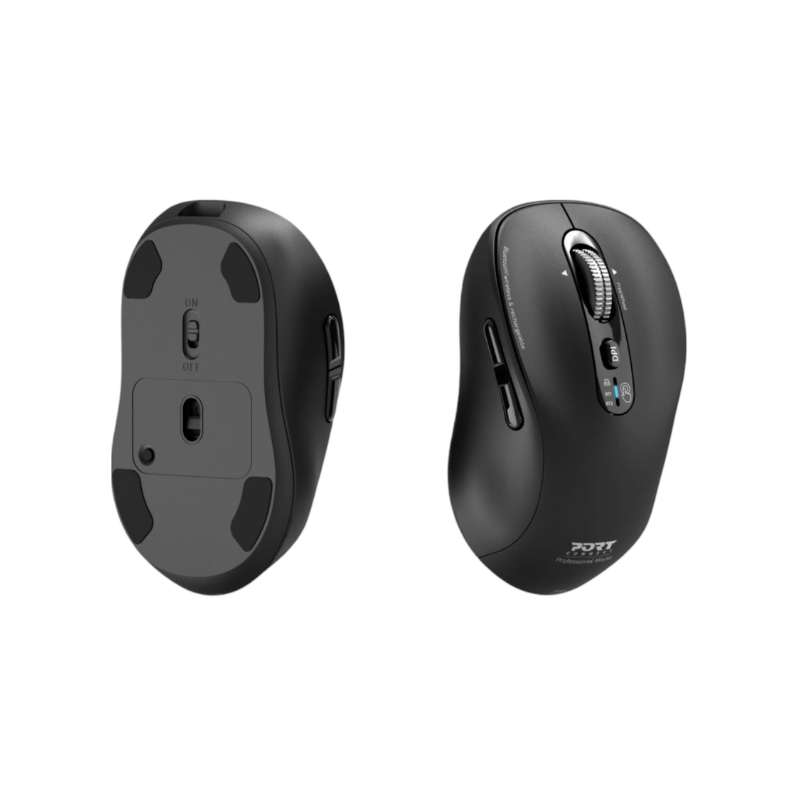 Port Connect Expert Wireless Bluetooth Mouse - Black