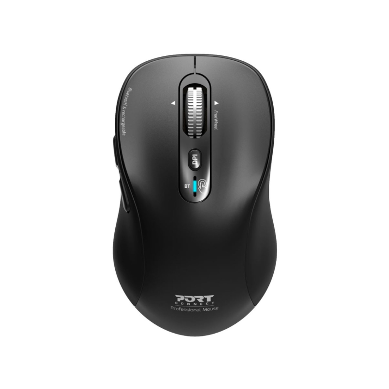 Port Connect Bluetooth Rechargeable Expert Mouse - Black